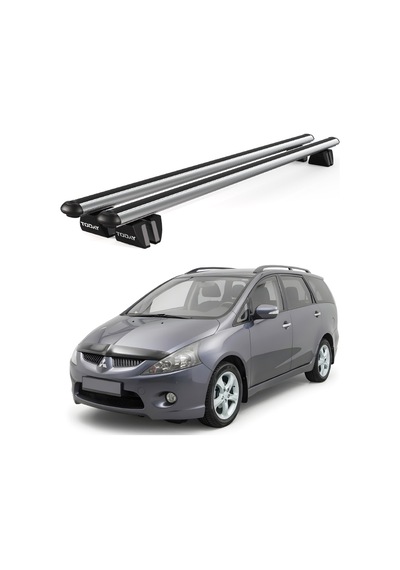 Pençe Mitsubishi Grandis 2003-2011 Uyumlu Gri Ara Atkı Port Bagaj Tavan Barı