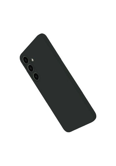 Ilkeshop Newface Samsung Galaxy Uyumlu S25 Plus Kılıf Nano İçi Kadife Silikon - Siyah Sıyah