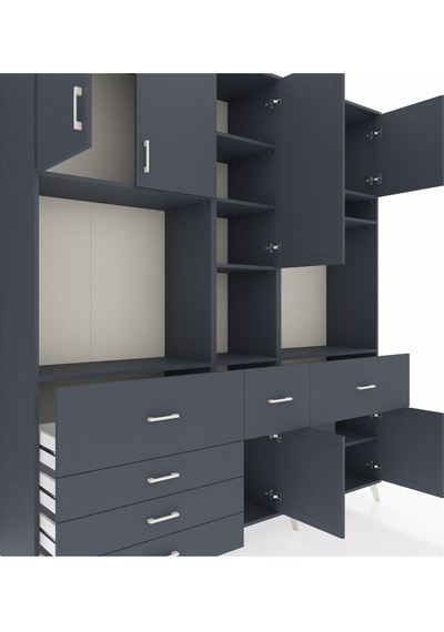 Hyperion Dolap 10 Raflı 6 Çekmeceli 8 Kapaklı 220x44x243 Antrasit-antrasit/antrasit Antrasıt/antrasıt - Antrasıt Hyperion Dolap 10 Raflı 6 Çekmeceli 8 Kapaklı 220x44x243 Antrasit-antrasit/antrasit Antrasıt/antrasıt - Antrasıt