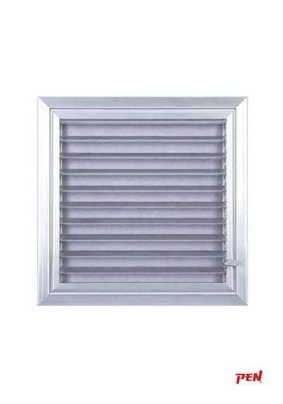 Alüminyum Banyo Wc Havalandırma Menfezi 48x48 Eloksallı Seri