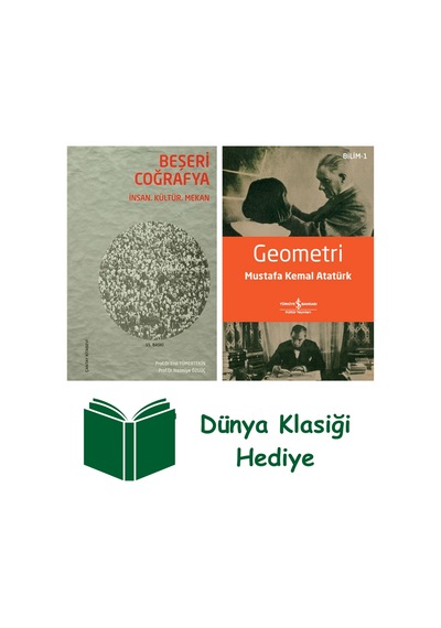 Beşeri Coğrafya + Geometri + Dünya Klasiği Hediye