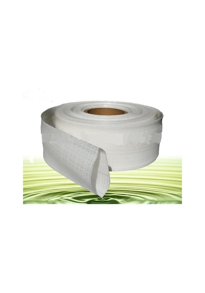 Yassı Su Hortumu - Sentetik Çuval Örgü - 3" - Layflat Hortum - 100 Mt - Geçme Çapı 75 MM