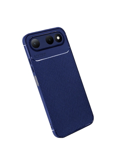 Tecno Spark 50 5g Auto Focus Karbon Kapak - Lacivert