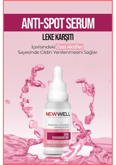 New Well Nemlendirme ve Cilt Yenileyici Leke Karşıtı Serum 30 ML