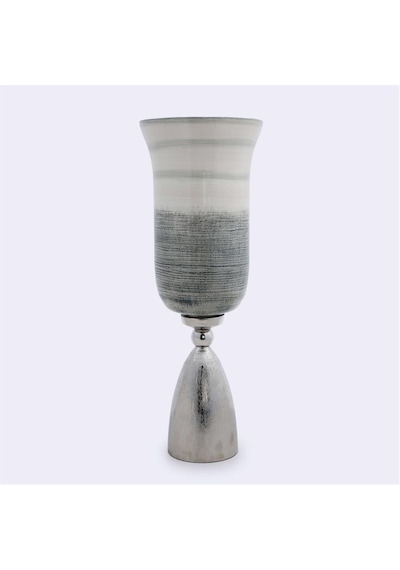 Vitale Sage Cam Metal Vazo Büyük 14.5 14.5 Cm Diğer