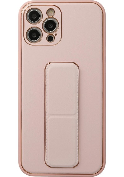 Newface Apple iPhone Uyumlu 12 Pro Kılıf Coco Deri Standlı Kapak Semeglbl - 62 - Pembe