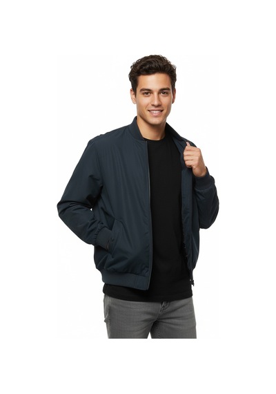 Only & Sons Only&sons Russel Padded Bomber Erkek Lacivert Dik Yaka Ceket