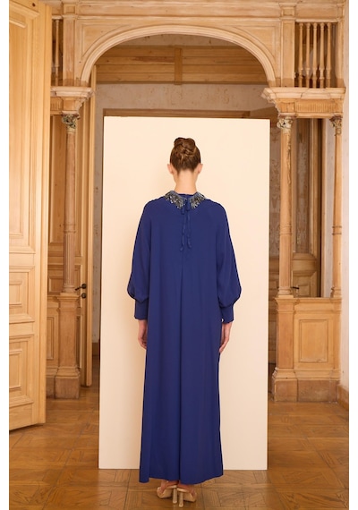 Senna Amor Dress Lacivert Lacivert