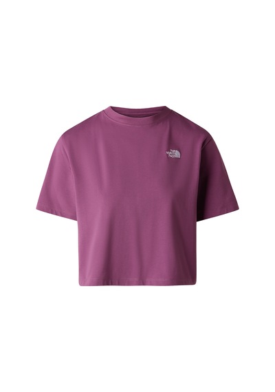 The North Face Evolution Simple Dome Crop Rlx Ss Kadın Tişört C-the0a8fdhg4yg4y Mor