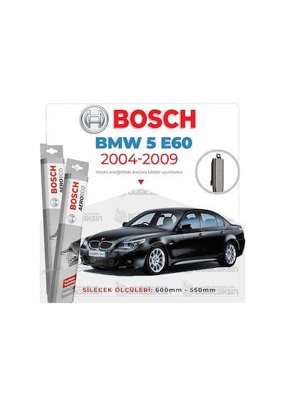 Bmw 5 E60 Muz Silecek Takımı 2004-2009 Bosch Aeroeco