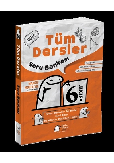 6. Sınıf Tüm Dersler Soru Bankası Eğitim Deposu Yayınları Yeni