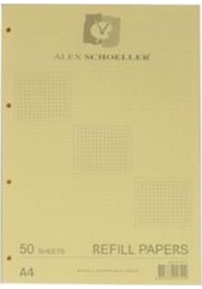 Alex Shoeller Kolej Yedeği A4 Kareli Renkli Alx-872 50'li Paket