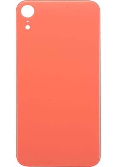 Apple Uyumlu iPhone Xr , Logolu Arka Pil Batarya Kapağı. Lens Hariç Turuncu