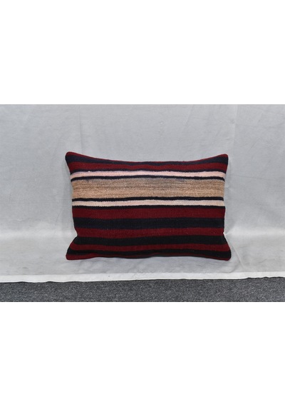 Zehra Abla Halı Yeni El Dokuma Dekoratif Kilim Kırlent Yastık Kılıfı 6684 Çok Renkli