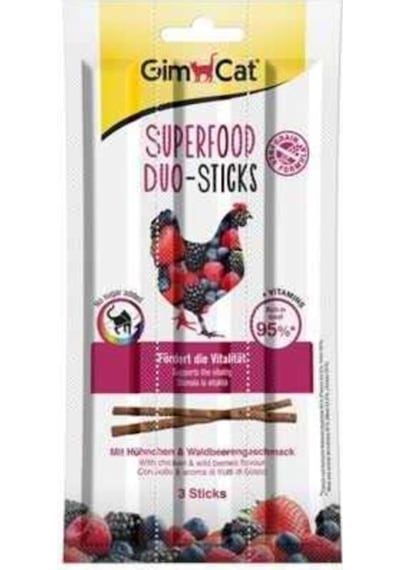 Gimcat Sp Duo Stick Tavuklu&yaban Mersini Kedi Ödülü 3'lü 15gr