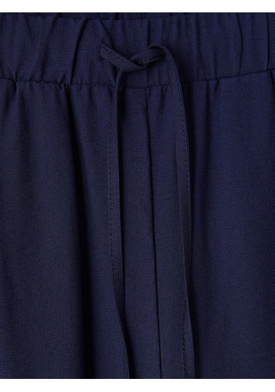 Lcw Modest Lacivert Beli Lastikli Paçası Pileli Kadın Pantolon