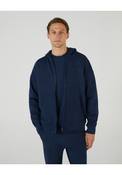 Skechers M Essential Full Zip Hoodie Sweatshirt Erkek Lacivert Sweatshirt S242112-410 Lacivert