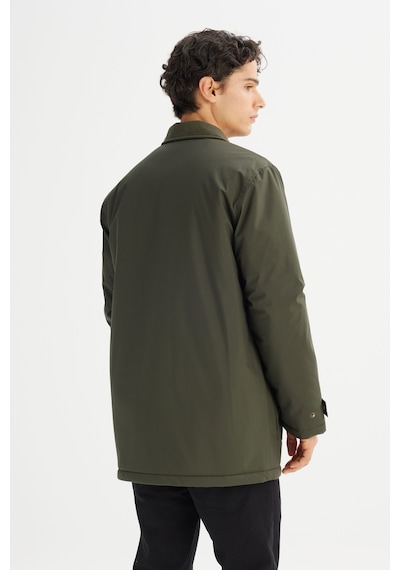 Lee Sıcak Tutan Regular Fit Normal Kesim İçi Polarlı Cepli Parka Haki