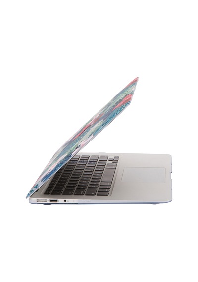 Apple Uyumlu MacBook Pro Kılıf 13 İnç Flower01 Eski Hdmı'lı Model 2012-2015 A1425 A1502 İle Yeşil