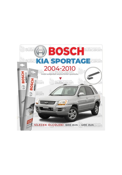 Kia Sportage Muz Silecek Takımı 2004-2010 Bosch Aeroeco N11.3980