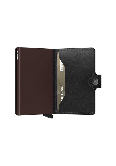 Secrid Miniwallet Original Kartlık Cüzdan, Siyah-kahve Çok Renkli