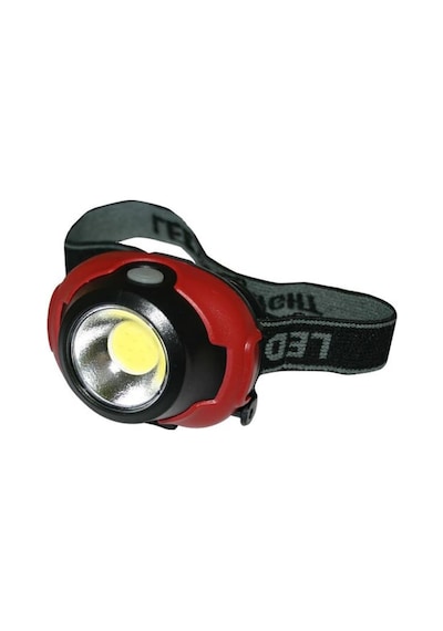 3 Watt LED ampüllü Vmax Pilli Led Kafa Feneri 3W V242 (Piller Dahildir) Siyah