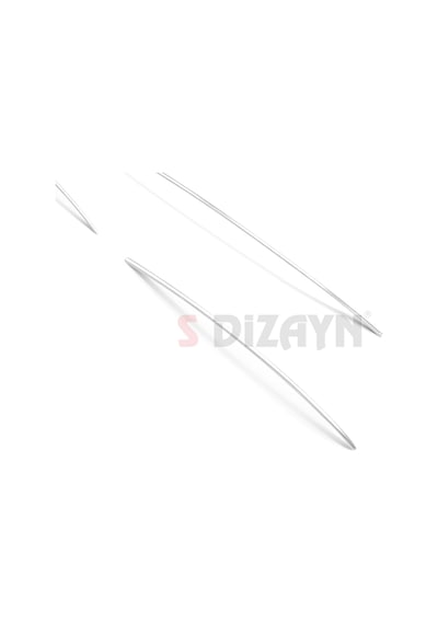 S-dizayn Vw Passat B9 Sw Krom Arka Tampon Çıtası 3 Prç. 2024 Üzeri A+ Kalite