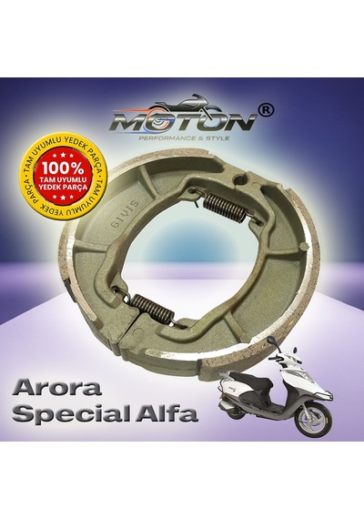 Arora Special Alfa Arka Fren Balatası Kampana Tipi Yüksek Performans