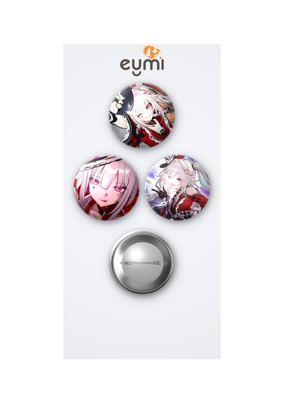 Honkai Star Rail Oyunu Sparxie Oyun 3'lü Metal Rozet Seti 58mm İğneli Buton Çanta Yaka Rozeti Çok Renkli