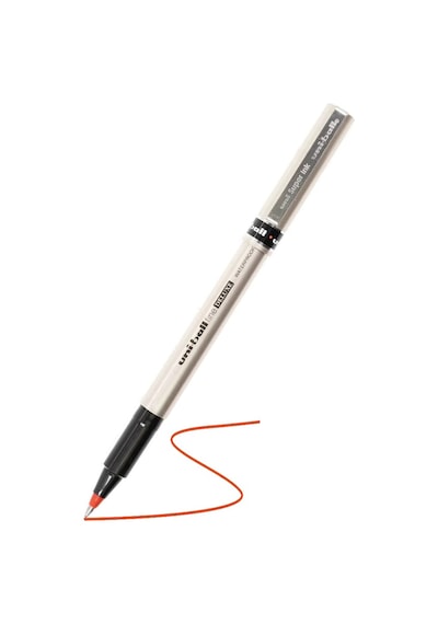 Pilot Kalem Ub-177 Fine Deluxe 1 Adet Uniball Pilot Kalem 0.5 Mm Roller Uçlu Pilot Kalem İnce Uçlu Likit Mürekkepli Kırmızı