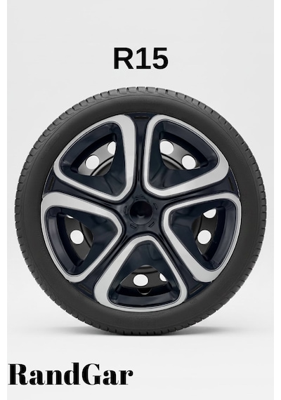 Hyundai İ20 Troy 15 İnç Jant Kapağı 4 Adet Siyah Gri C102 Rand