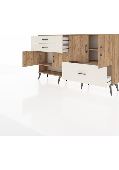 Arges Konsol 3 Raflı 3 Çekmeceli 4 Kapaklı 176x30x99 Çam-çam/aytaşı Atlas Çam/aytası - Atlas Çam Arges Konsol 3 Raflı 3 Çekmeceli 4 Kapaklı 176x30x99 Çam-çam/aytaşı Atlas Çam/aytası - Atlas Çam
