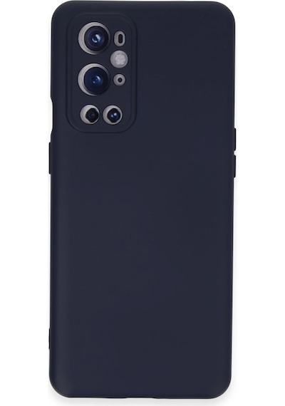 Cosmotex Newface One Plus 9 Pro Kılıf Nano İçi Kadife Silikon - Lacivert