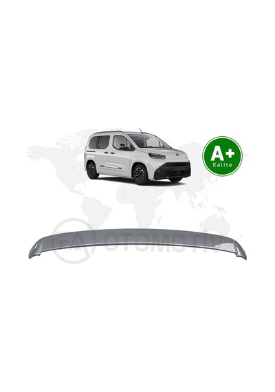 Toyota Proace City Bagaj Üstü Spoiler Tekno Gri Kca Boyalı 2024 Model Ve Sonrası