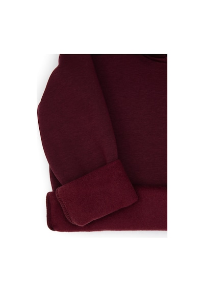 U.S. Polo Assn. Erkek Çocuk Bordo Basic Kapüşonlu Sweatshirt 50313808-VR177