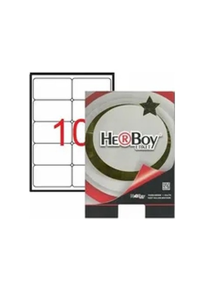 Herboy Etiket-laser 105x57mm Hb-1610 Beyaz