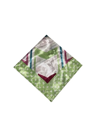 Yenisinial Nurşah Polyester Eşarp Desen 7 Turkuaz