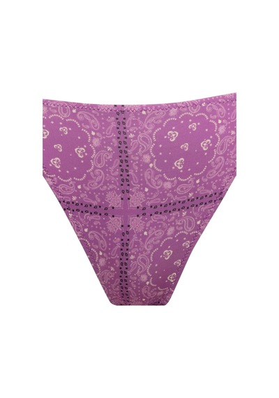 DeFacto Regular Fit Şal Desenli Bikini Altı-Fall in Love C3177AX24SMPR442