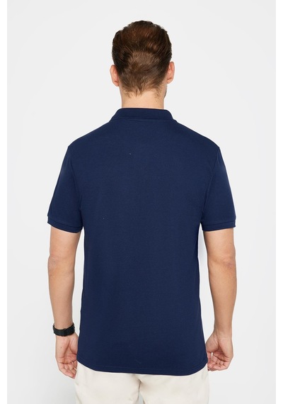 Tudors Erkek Slim Fit Dar Kesim %100 Pamuk Düz Pike Lacivert Polo Yaka Tişört-30496 Lacivert Tudors Erkek Slim Fit Dar Kesim %100 Pamuk Düz Pike Lacivert Polo Yaka Tişört-30496 Lacivert