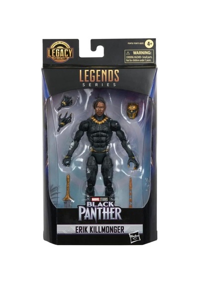 Marvel Legends Serisi Kara Panter Miras Koleksiyonu Killmonger 15 Cm Aksiyon Figürü Koleksiyonluk Oyuncak, 5 Aksesuar