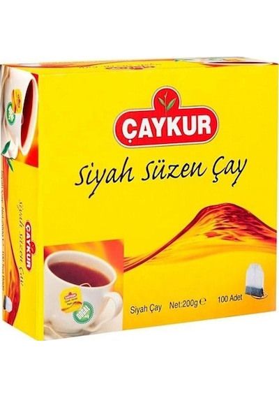 Çaykur Siyah Süzen Poşet Çay 2 Gr 100 Adet Net 200gr