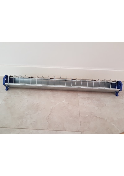 Güvercin Civciv Metal Galvaniz Yemlik 100 Cm 3  Adet