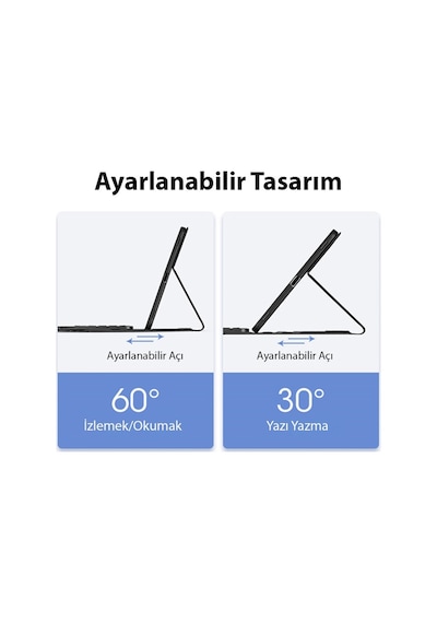 Dux Ducis Apple Uyumlu iPad  Pro 12.9 2020/21/22 Bluetooth Klavye Touchpad Kıl