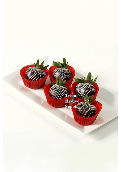 Trend Hediye Sepeti Takribi 200 Adet Küçük Boy Kırmızı Truff Çikolata Kağıdı, Muffin Kek Kalıbı, Lok Sku: Smg8690010574183 Açık Gri