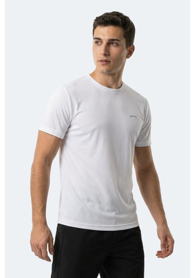 Slazenger Herrera Erkek Beyaz Tişört