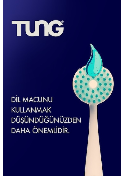 Tung Doğal Içerikli Dil Temizleme Macunu Sls, Florür, Paraben Ve Gluten Içermeyen Dil Temizleyici Jel