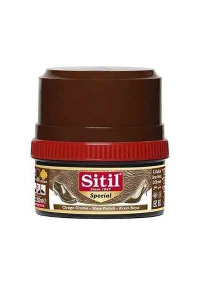 Tuğraçelik Sitil 175ml Koyu Kahve Krem Ayakkabı Boyası- 12'li Paket