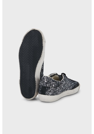 Philippe Model Logolu Simli Sneaker Ayakkabı Kadın Ayakkabı Prldgg11 Siyah