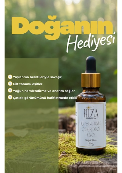 Hiza Herbal Care Doğal Kuşburnu Çekirdeği Yağı 30 Ml
