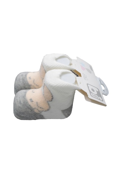 Bibaby Cute Rabbit Bebek Çorabı 68369 Somon